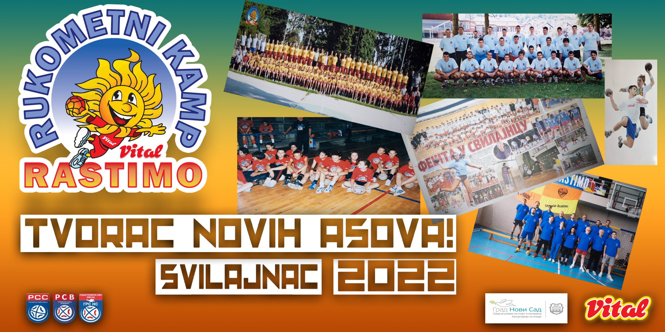 28. RUKOMETNI KAMP „RASTIMO – TVORAC NOVIH ASOVA 2022“